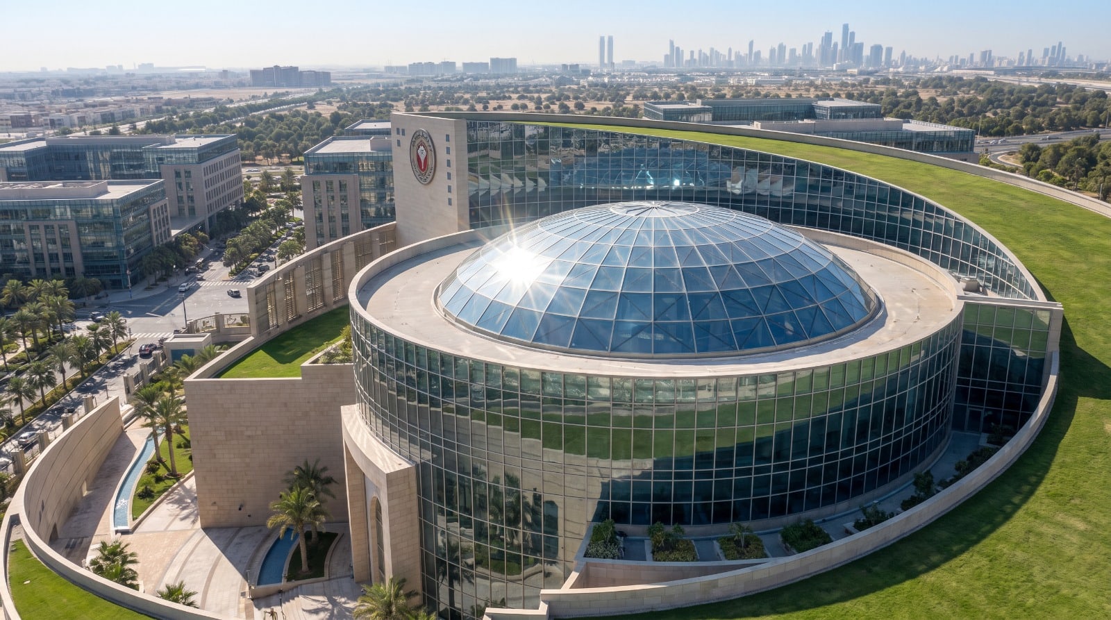 Center for Documentation & Research, Abu Dhabi — 22 m skylight dome
