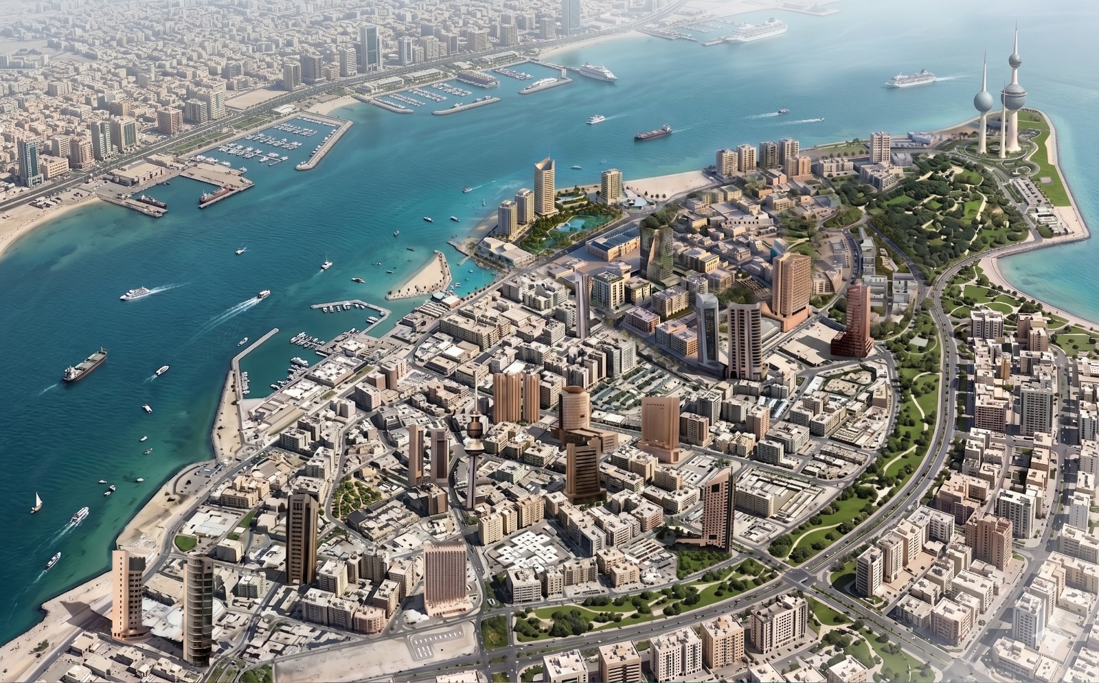 Environmental Improvements — Kuwait City — Design visualisation