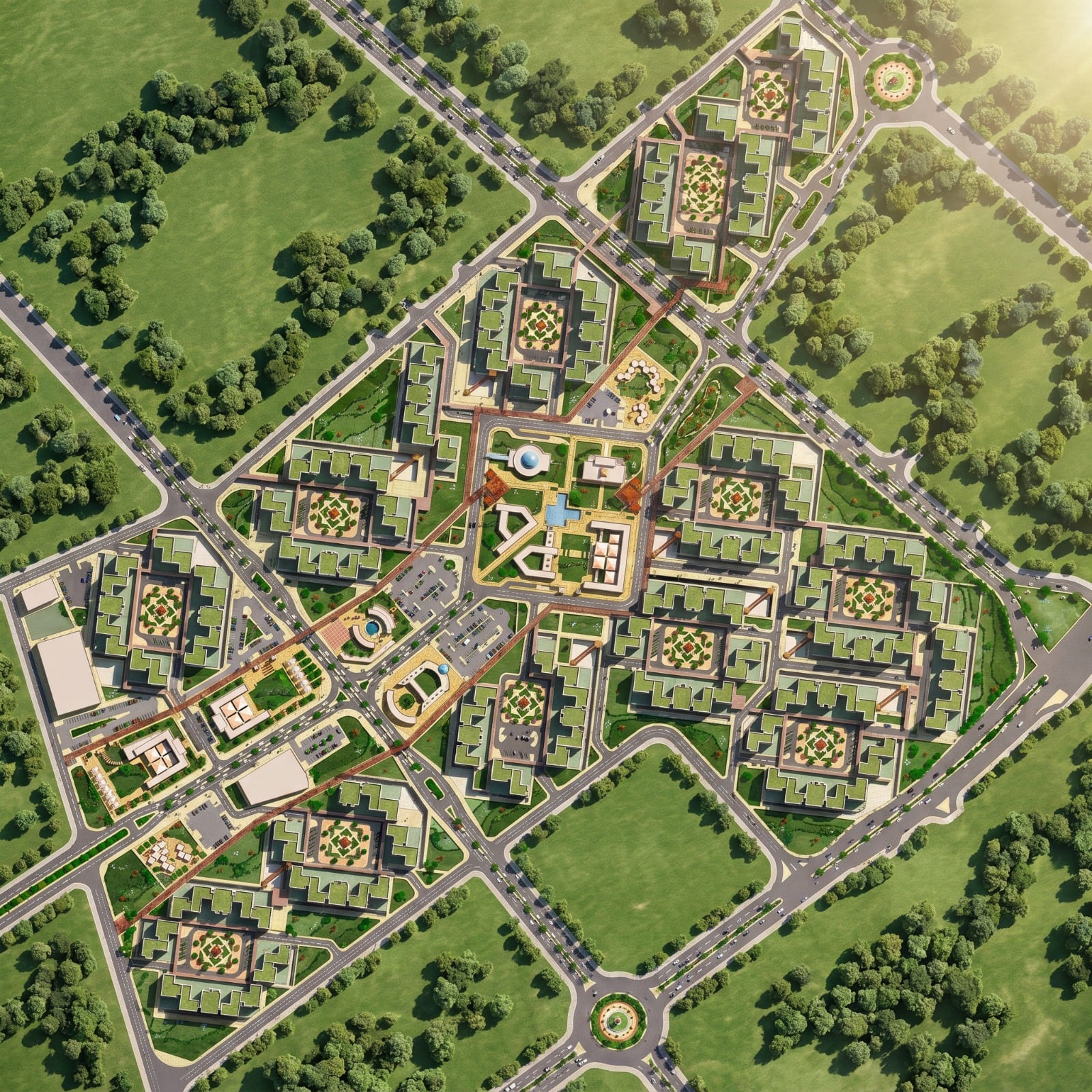 Merquab City Development — master plan drawing