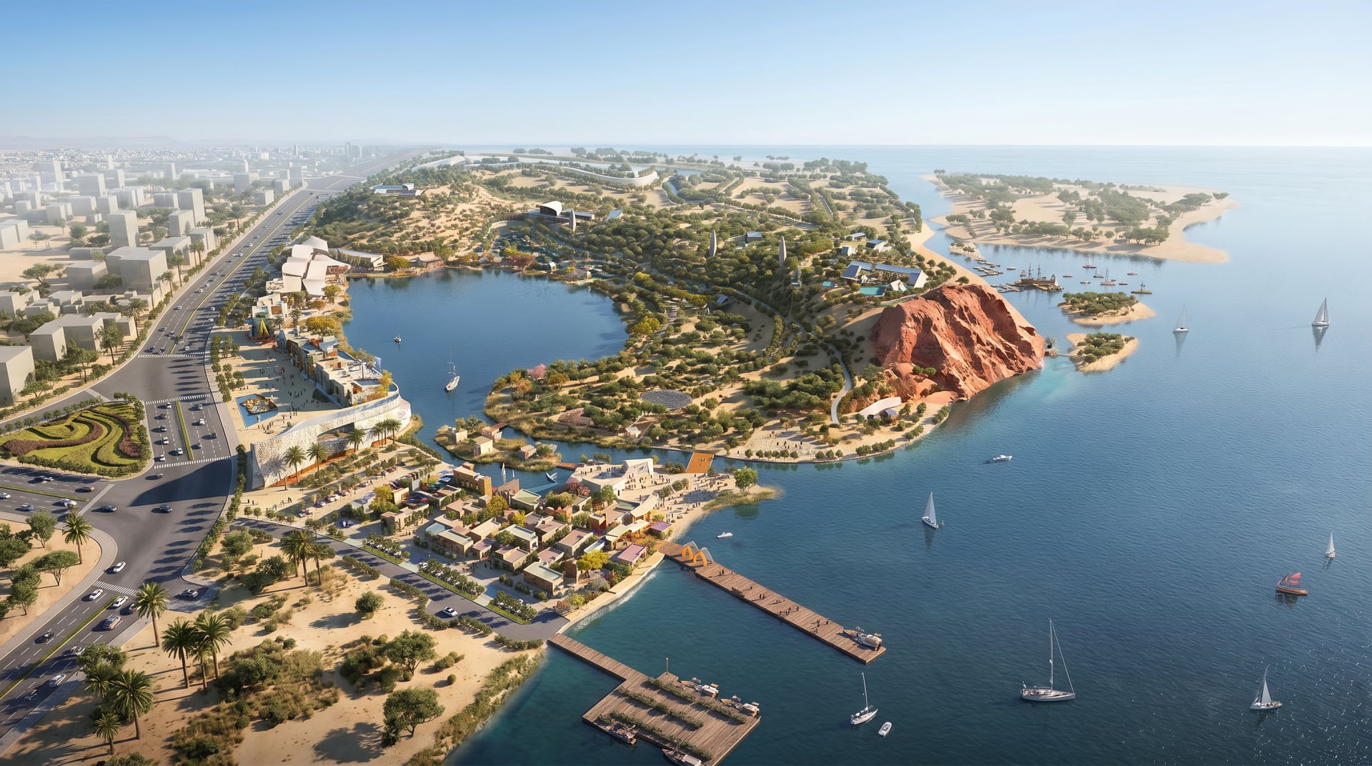 Marsa Wazar Tourist Development — visualisation