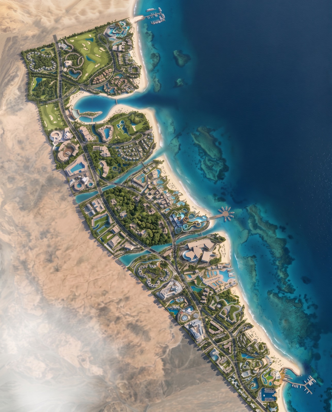 Marsa Wazar Tourist Development — Design visualisation