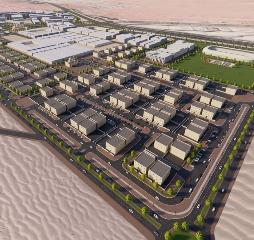 Al Sad Industrial City — Detailed Masterplan — Design visualisation