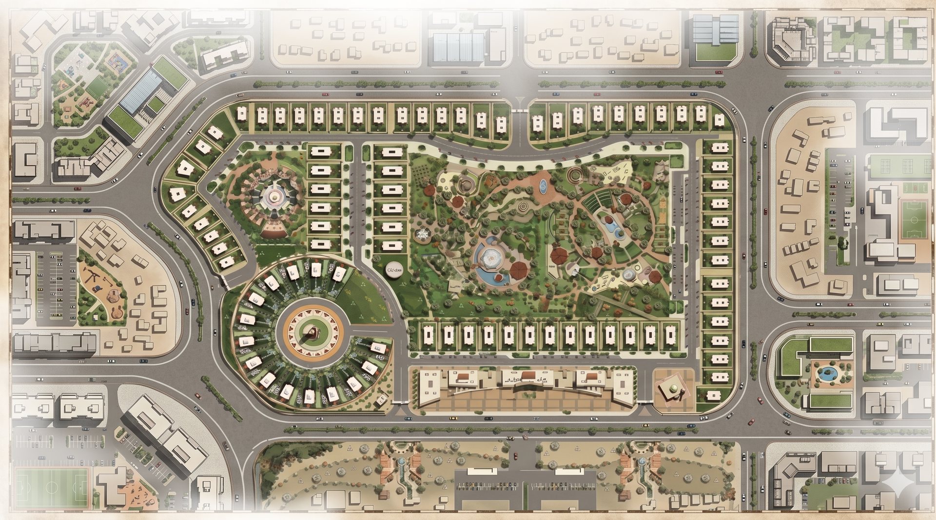 Marsa Wazar Shrouk City — Design visualisation