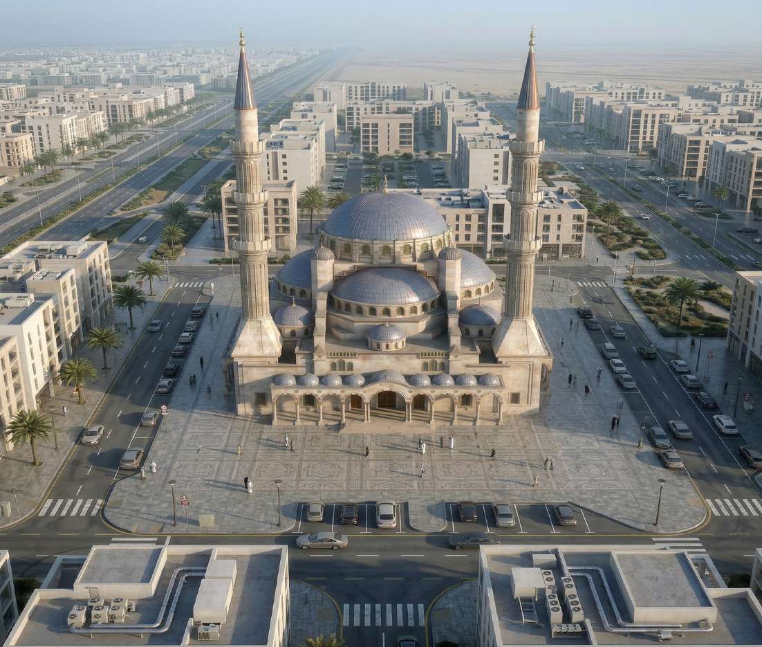 Al Fahim Mosque — Design visualisation