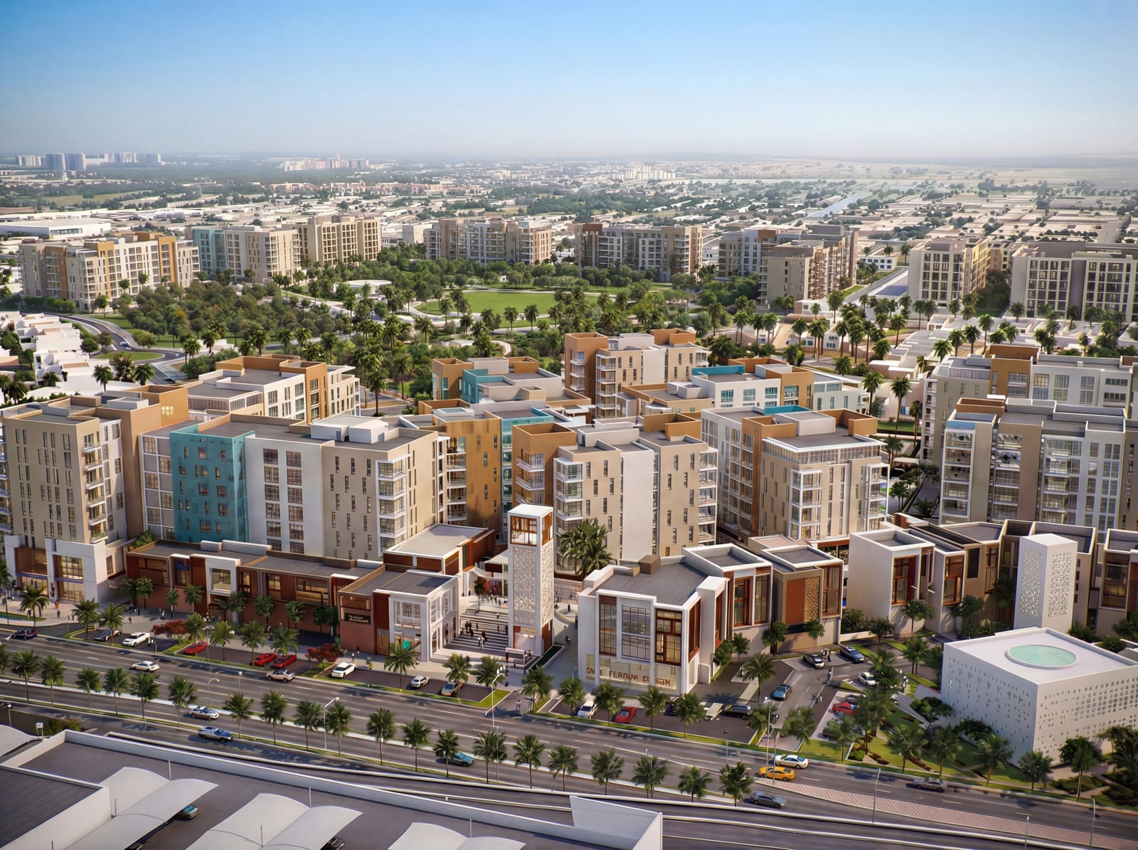 Al Zahia Town Centre — Design visualisation