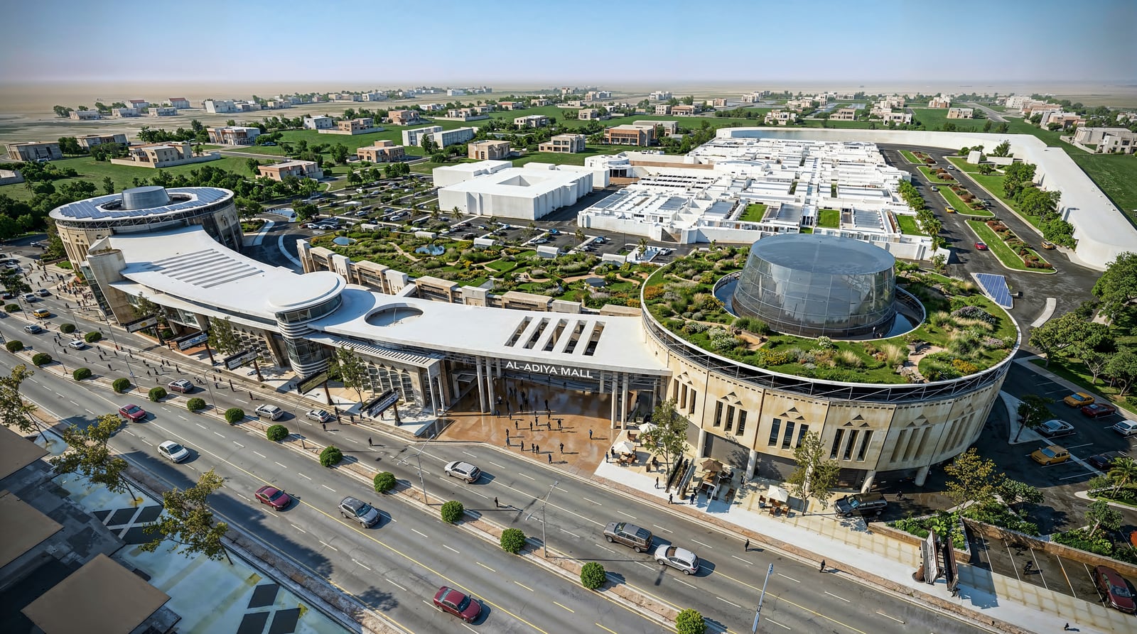 Attika Mall Building — Design visualisation