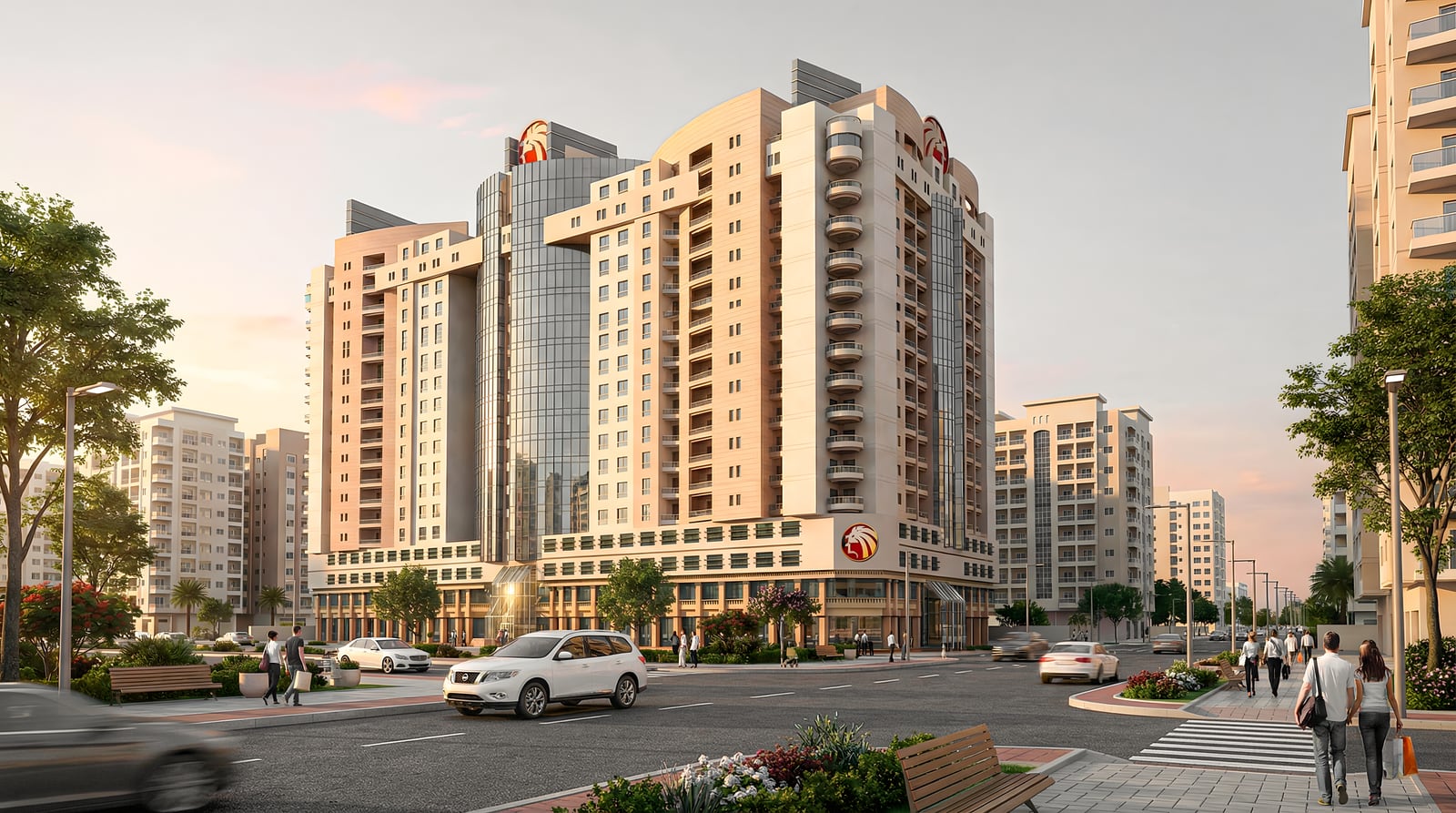 Cleopatra Plaza — Design visualisation