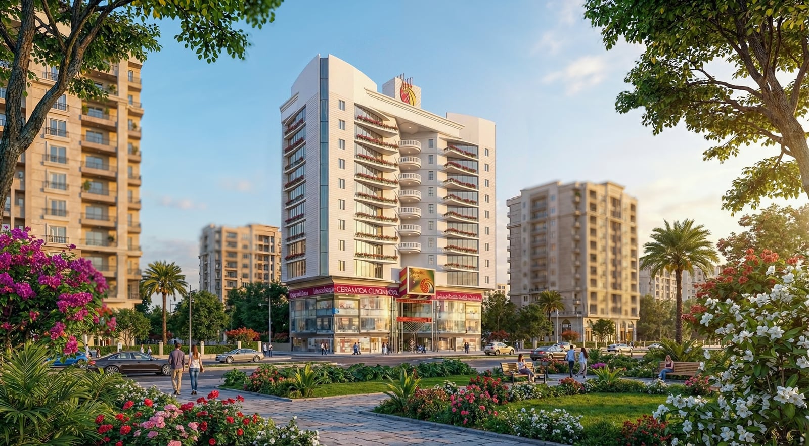 Cleopatra Suez Tower — Design visualisation