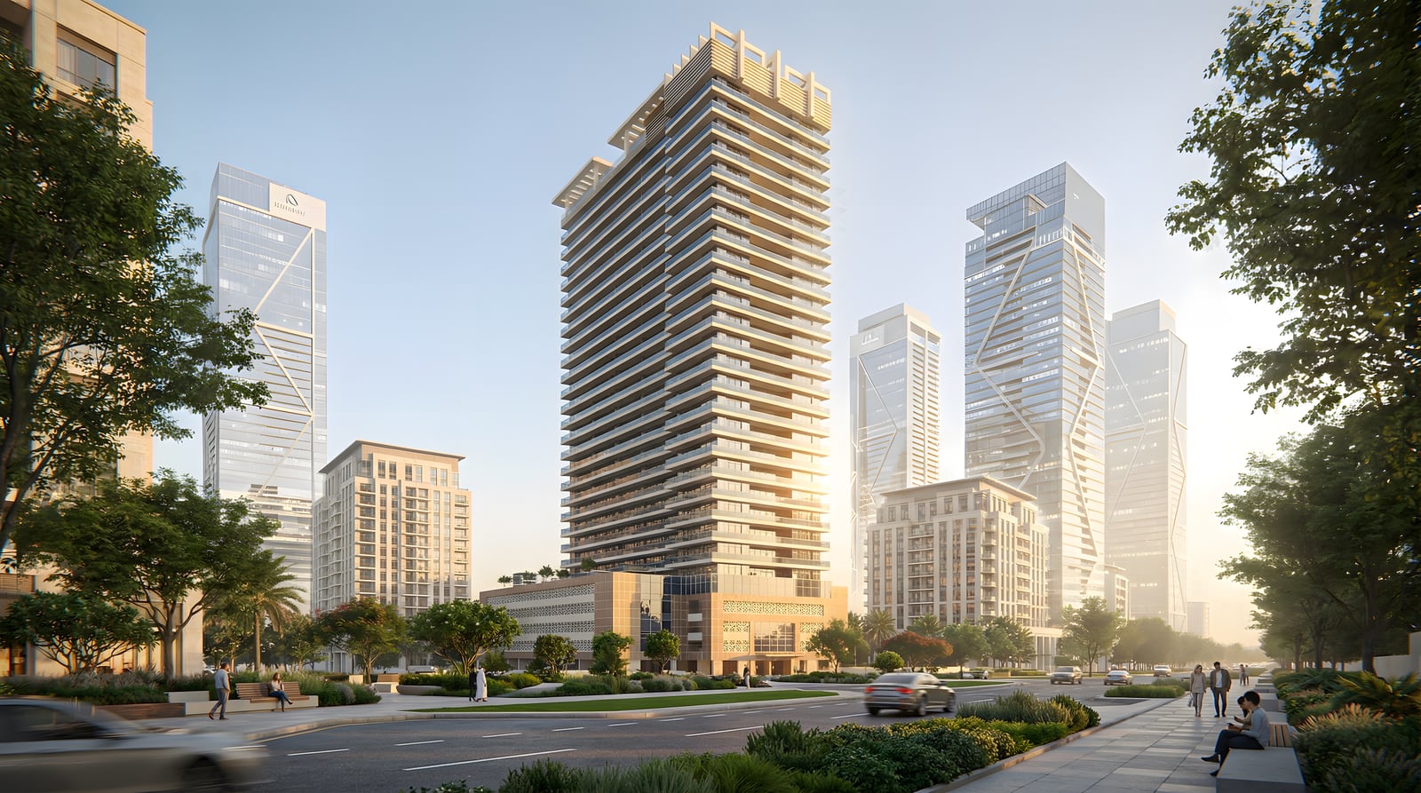 Elite Business Bay Tower — Design visualisation