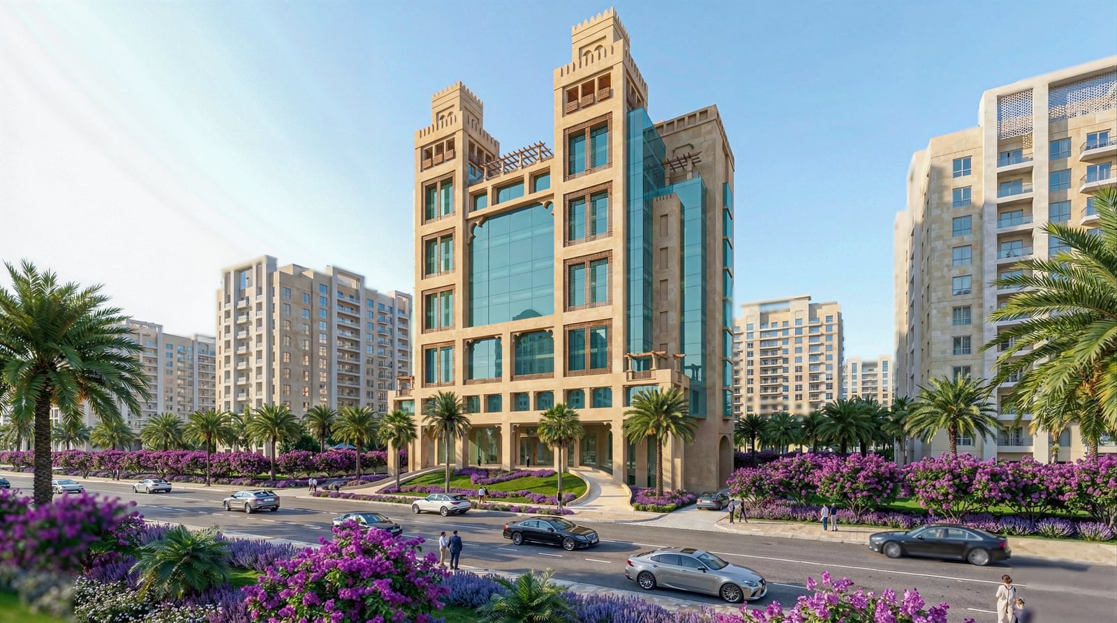 Golden Mile Palm Jumeirah — Design visualisation