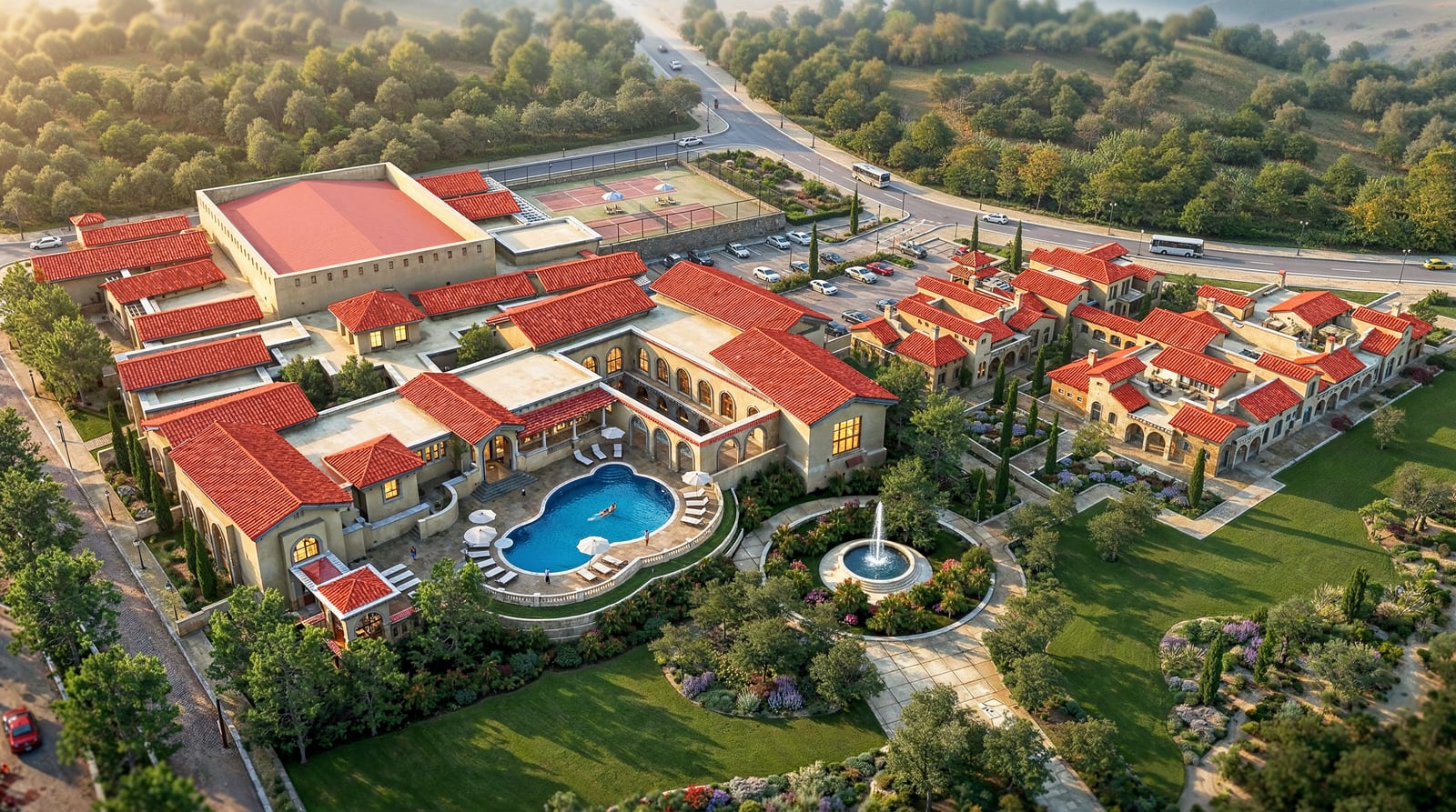 Haya Club, Arabian Ranches — Design visualisation