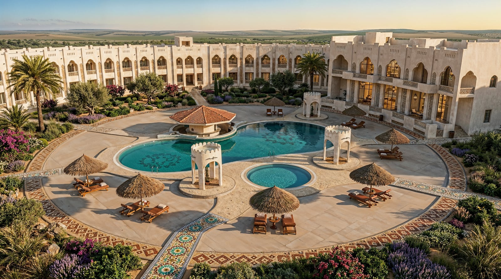 Liwa Hotel — Design visualisation