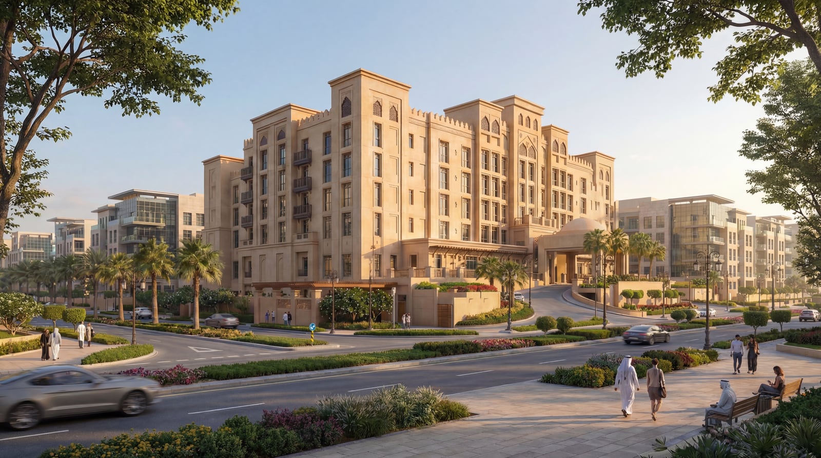 Qamardeen Hotel — Design visualisation
