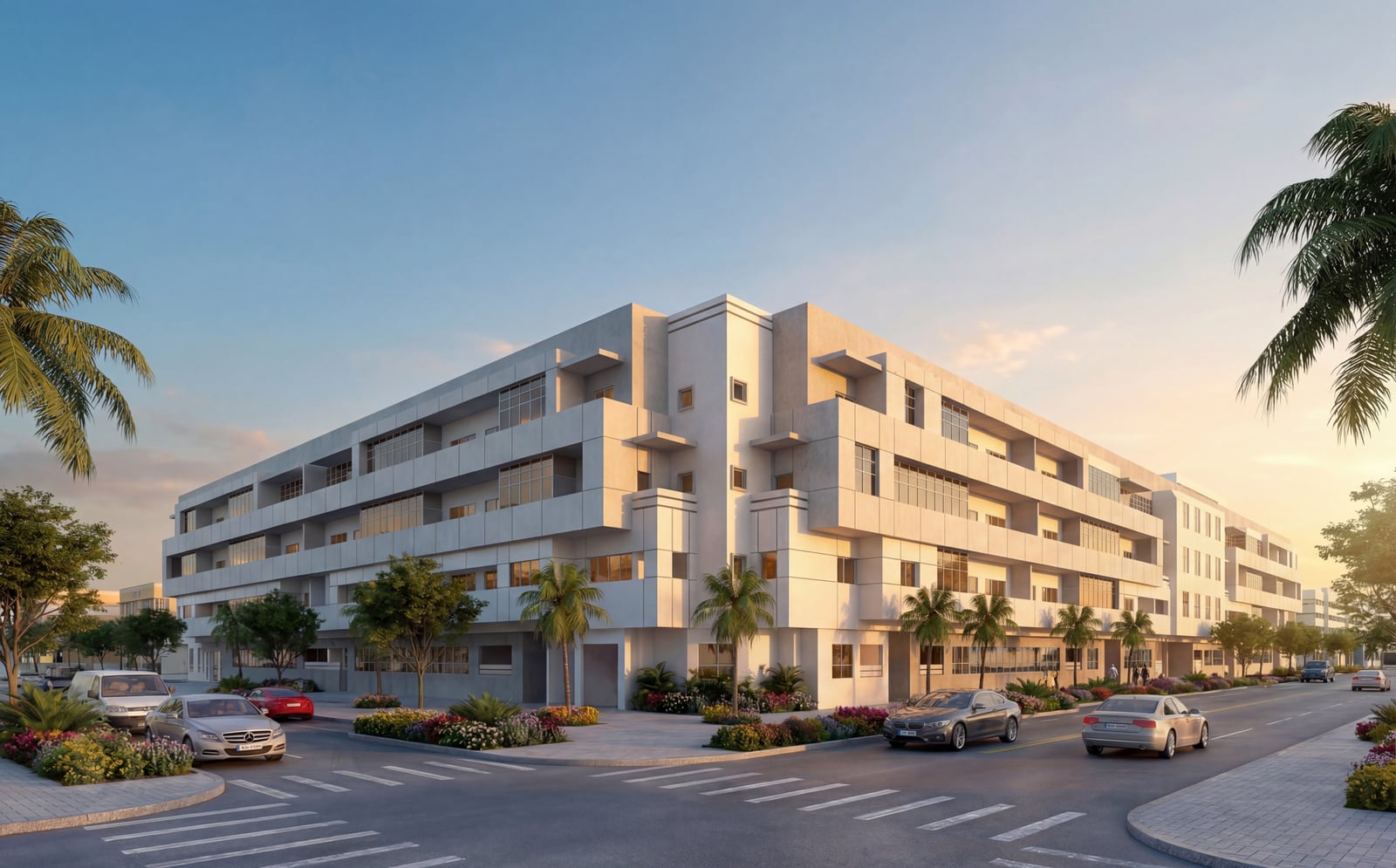 Wasl Mid-Income Residential Development — Design visualisation